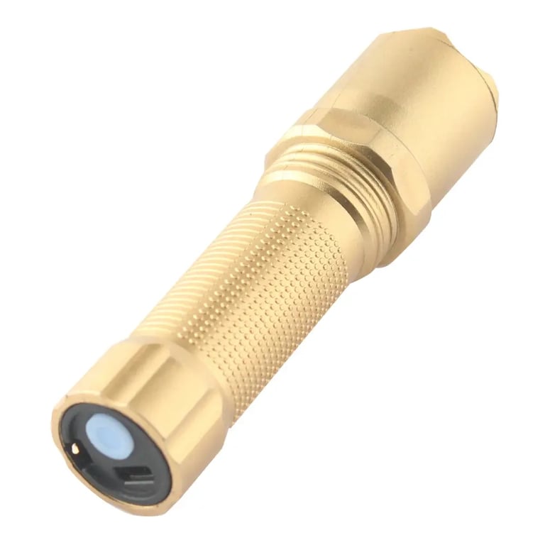 Ліхтар Quantum Minik gold 3W LED з USB (QM-FL1041) - фото 2