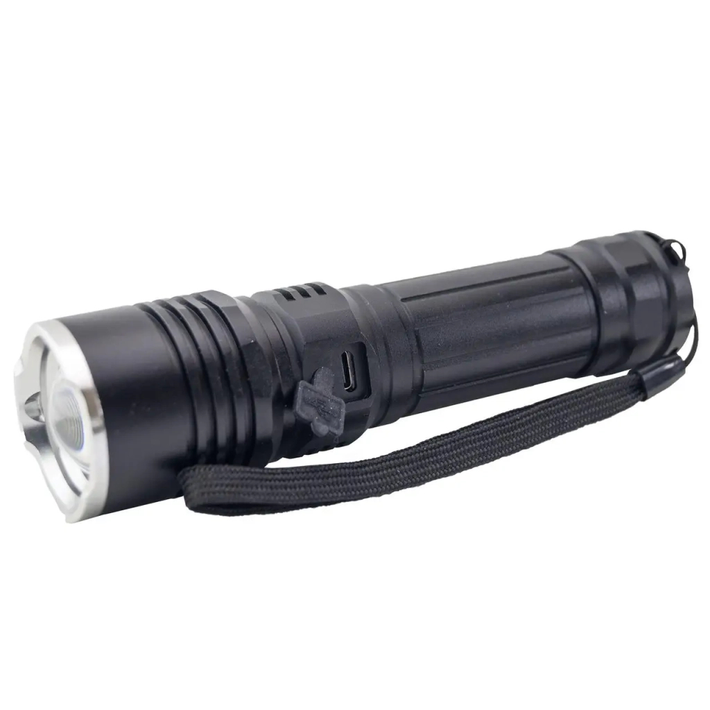 Ліхтар Quantum Solid-H 10W LED з USB-C + Li-ion21700/4000mAh (QM-FL1020-21700/4000-PB) - фото 1 Ліхтар Quantum Solid-H 10W LED з USB-C + Li-ion21700/4000mAh (QM-FL1020-21700/4000-PB) - фото 1