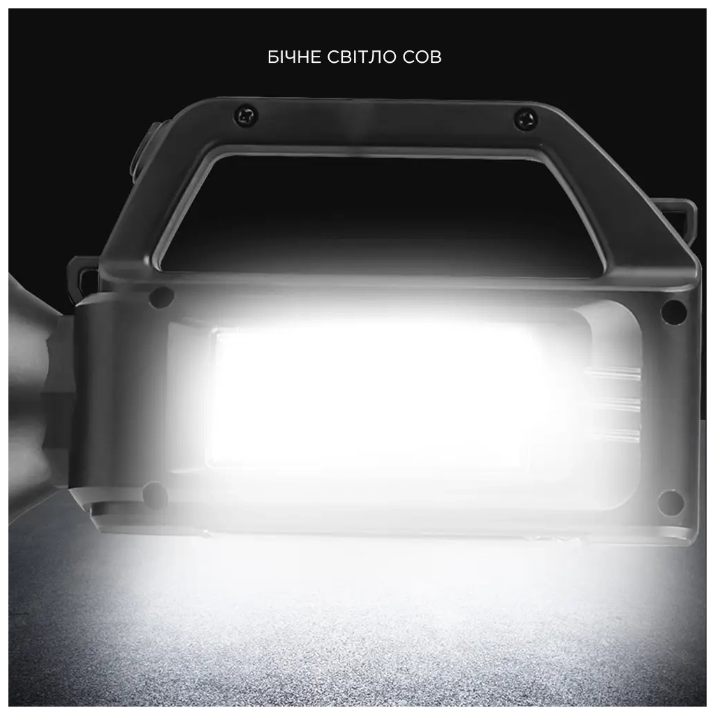 Ліхтар Quantum Tracker 3W LED+COB з функцією Power Bank (QM-FL1063) - фото 5 Ліхтар Quantum Tracker 3W LED+COB з функцією Power Bank (QM-FL1063) - фото 5