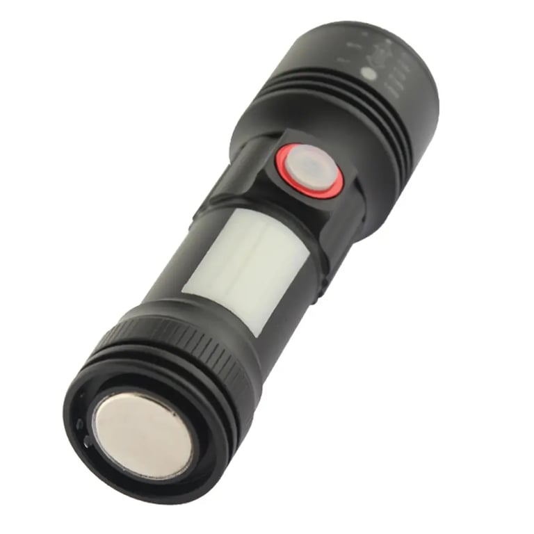 Ліхтар Quantum Adept 10W LED zoom +COB з USB (QM-FL1031) - фото 2