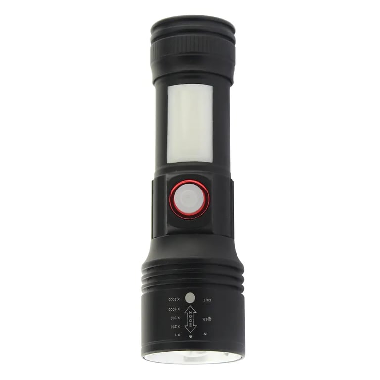 Ліхтар Quantum Adept 10W LED zoom +COB з USB (QM-FL1031) - фото 3