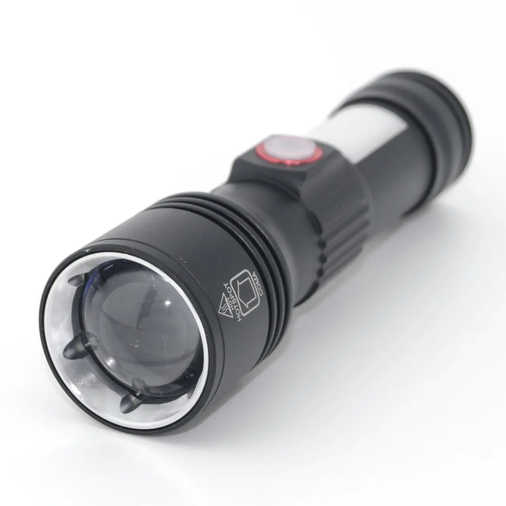 Ліхтар Quantum Adept 10W LED zoom +COB з USB+ Li-ion18650/2600mAh (QM-FL1031-18650/2600) - фото 2 Ліхтар Quantum Adept 10W LED zoom +COB з USB+ Li-ion18650/2600mAh (QM-FL1031-18650/2600) - фото 2