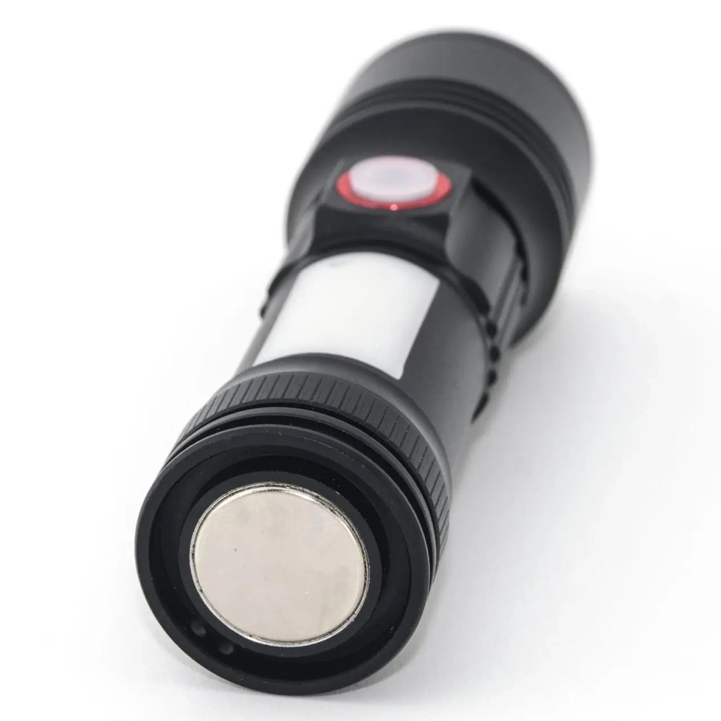Ліхтар Quantum Adept 10W LED zoom +COB з USB+ Li-ion18650/2600mAh (QM-FL1031-18650/2600) - фото 4 Ліхтар Quantum Adept 10W LED zoom +COB з USB+ Li-ion18650/2600mAh (QM-FL1031-18650/2600) - фото 4