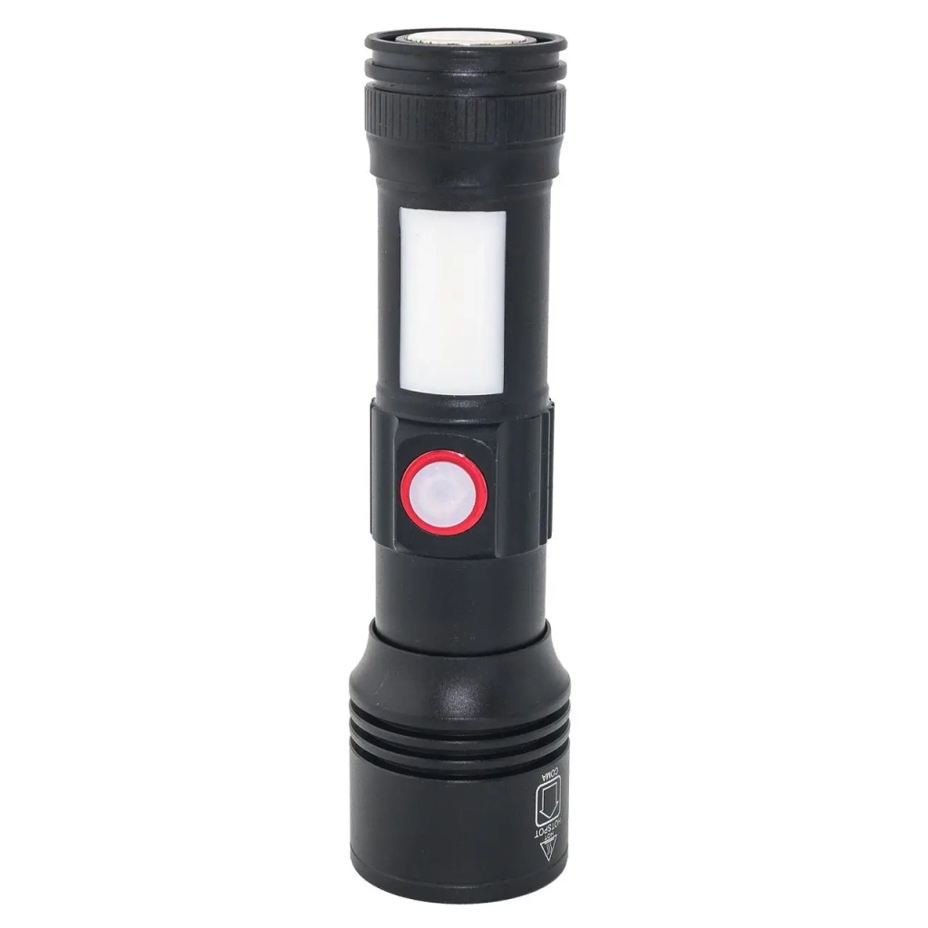 Ліхтар Quantum Adept 10W LED zoom +COB з USB+ Li-ion18650/2600mAh (QM-FL1031-18650/2600) - фото 7 Ліхтар Quantum Adept 10W LED zoom +COB з USB+ Li-ion18650/2600mAh (QM-FL1031-18650/2600) - фото 7