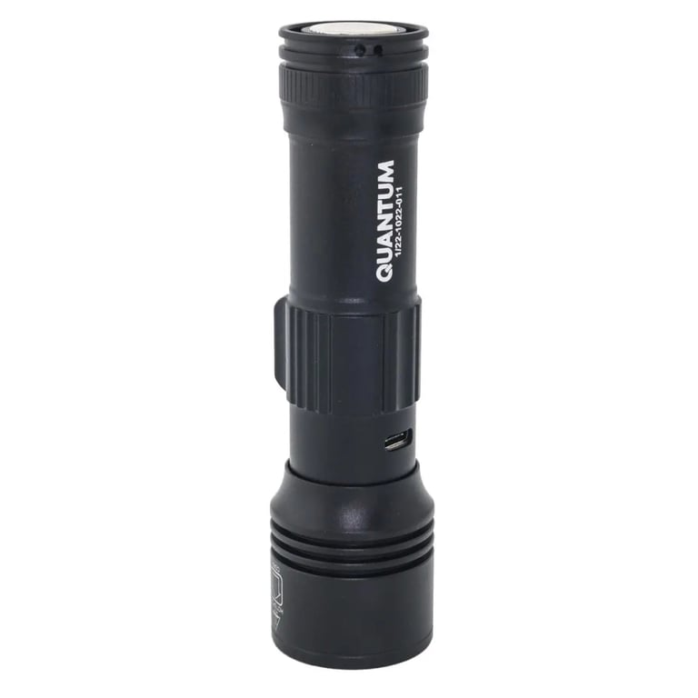 Ліхтар Quantum Adept 10W LED zoom +COB з USB+ Li-ion18650/2600mAh (QM-FL1031-18650/2600) - фото 8