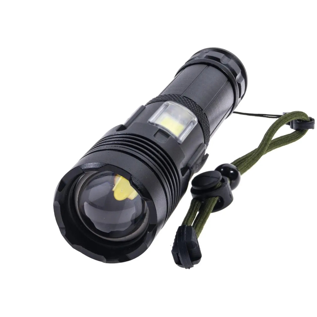 Ліхтар Quantum Perfect 5WLED zoom+3WCOB з функ Power Bank Li-ion26650/4500mAh (QM-FL1035-СB) - фото 1 Ліхтар Quantum Perfect 5WLED zoom+3WCOB з функ Power Bank Li-ion26650/4500mAh (QM-FL1035-СB) - фото 1