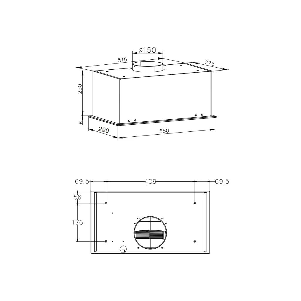 Витяжка кухонна Hansa OMP6553BGH - фото 5 Витяжка кухонна Hansa OMP6553BGH - фото 5