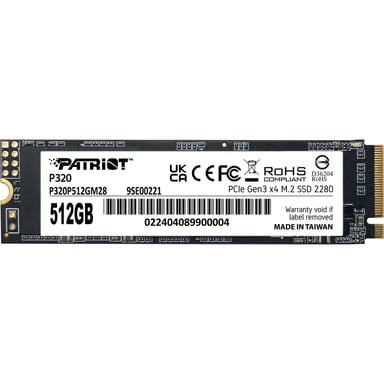 Накопичувач SSD M.2 2280 512GB Patriot (P320P512GM28) - фото 1