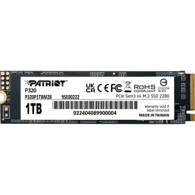 Накопичувач SSD M.2 2280 1TB Patriot (P320P1TBM28) - фото 1