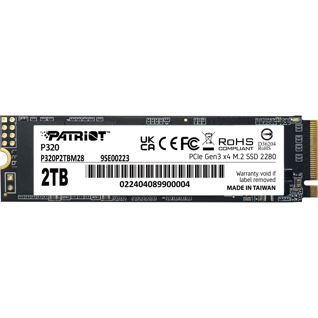 Накопичувач SSD M.2 2280 2TB Patriot (P320P2TBM28) - фото 1