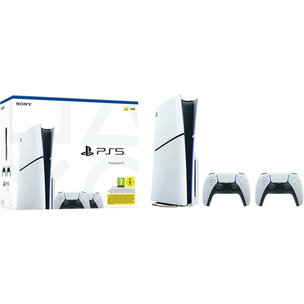 Ігрова консоль Sony Playstation 5 Slim (2 геймпада Dualsense) Blu-Ray (1000042053 / 1000050030) - фото 5 Ігрова консоль Sony Playstation 5 Slim (2 геймпада Dualsense) Blu-Ray (1000042053 / 1000050030) - фото 5