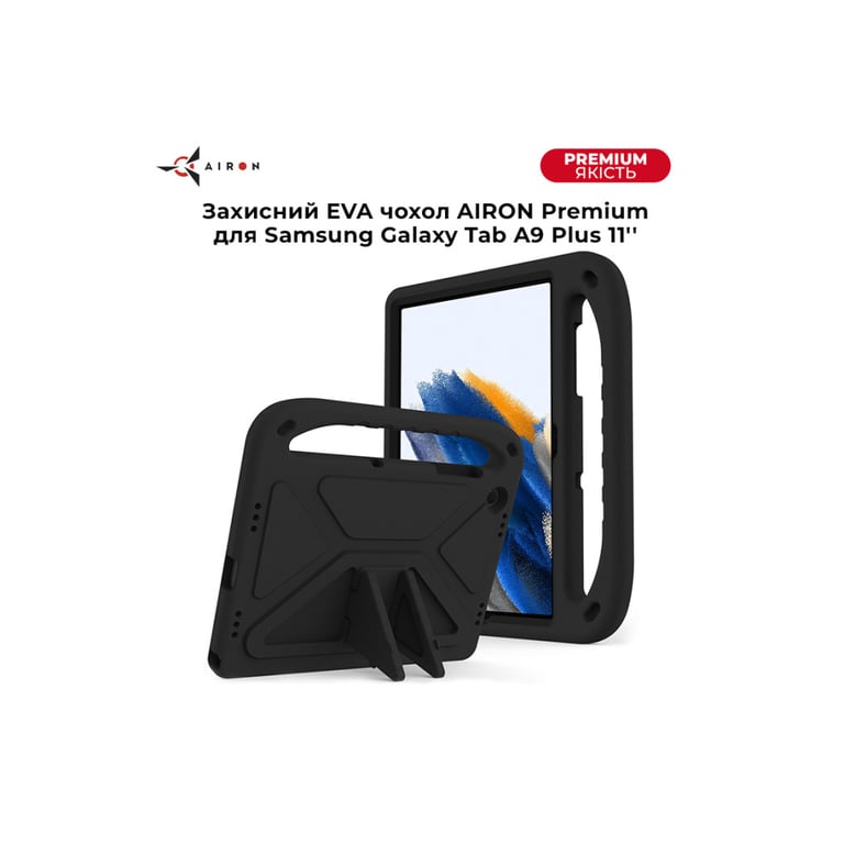 Чохол до планшета AirOn EVA Premium Samsung Galaxy Tab A9 Plus 11'' 2023 Black (4822352781122) - фото 7