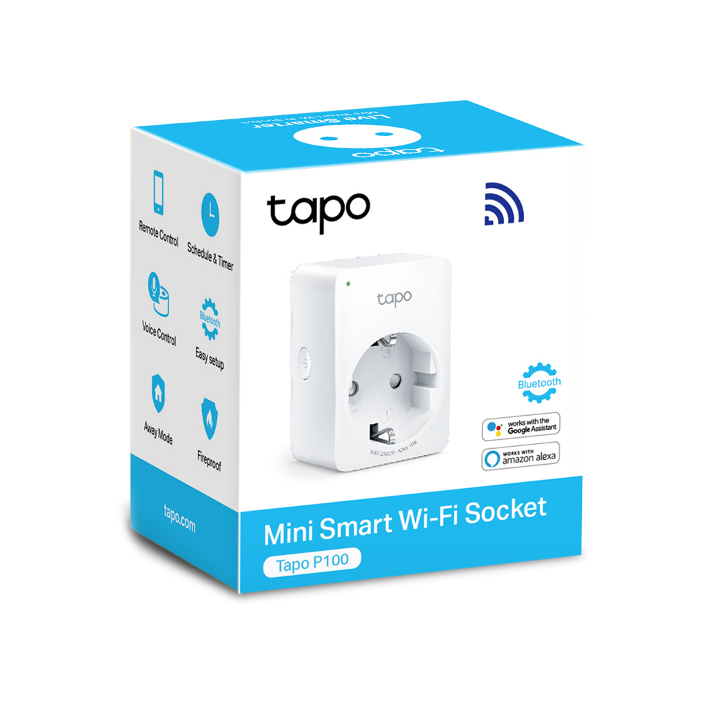 Розумна розетка TP-Link TAPO P100 (TAPO-P100) - фото 2 Розумна розетка TP-Link TAPO P100 (TAPO-P100) - фото 2