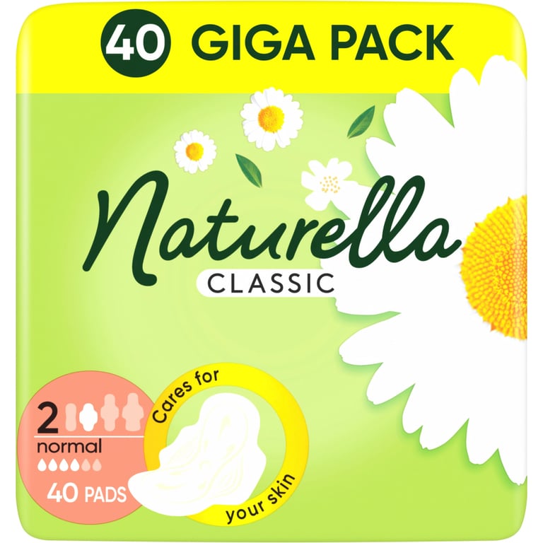 Гігієнічні прокладки Naturella Classic Normal (Розмір 2) 40 шт. (8006540970102) - фото 2