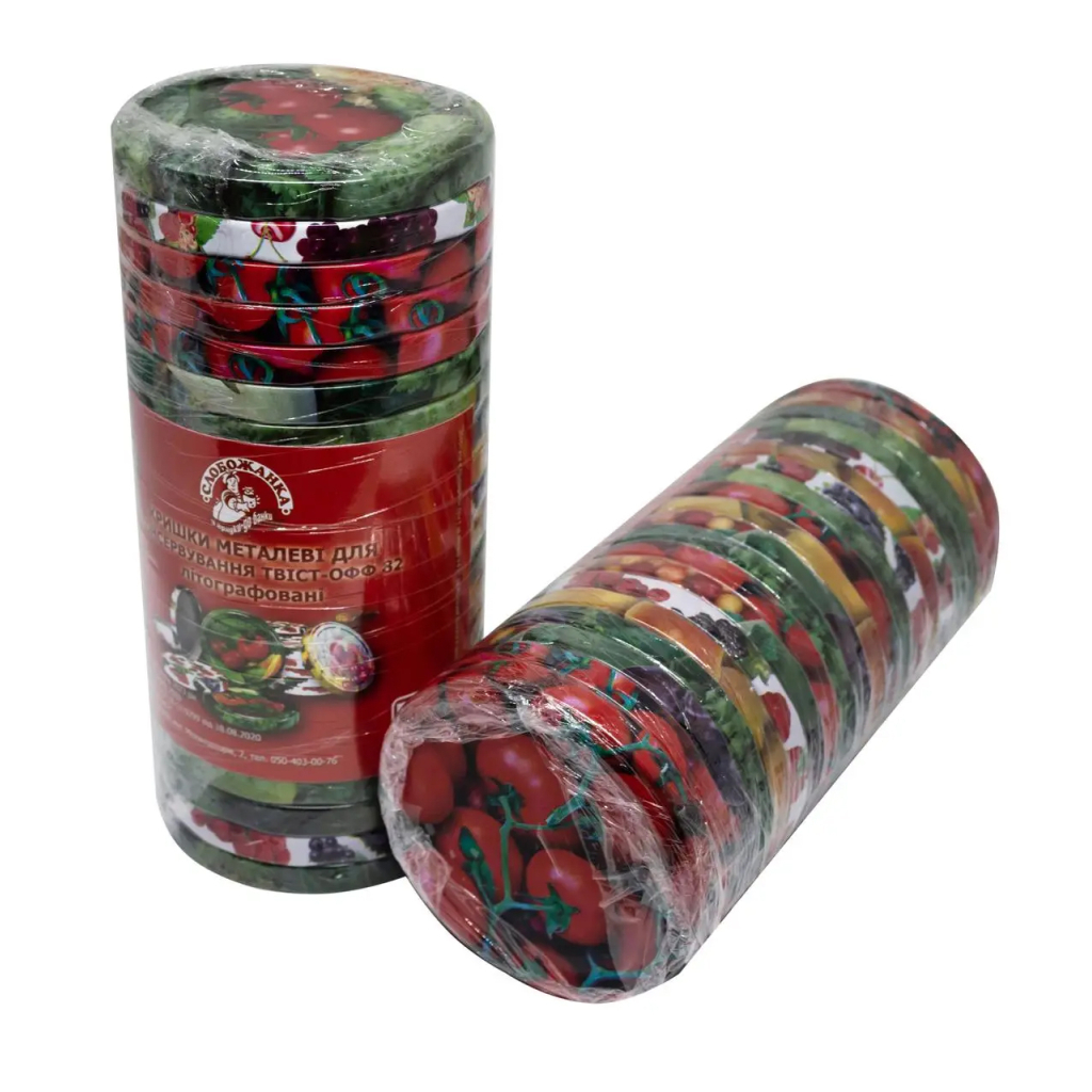 Кришка для банки Слобожанка євро Твіст Офф 20 шт (ТО 82) Кришка для банки Слобожанка євро Твіст Офф 20 шт (ТО 82)