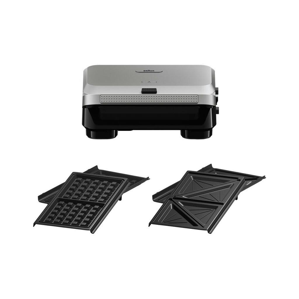 Сендвічниця Braun SM5005 SILVBK - фото 3 Сендвічниця Braun SM5005 SILVBK - фото 3