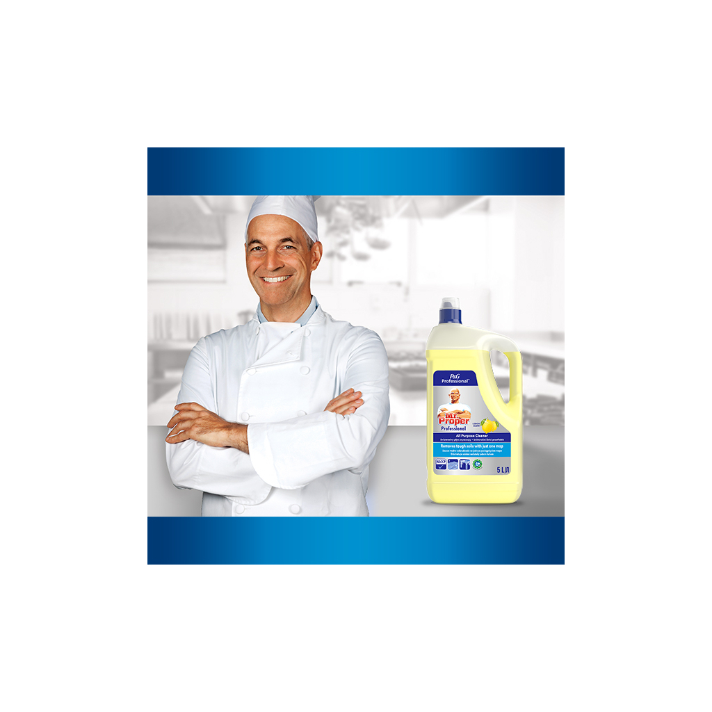 Засіб для миття підлоги Mr. Proper Professional Універсальний Лимон 5 л (8700216250313) - фото 4 Засіб для миття підлоги Mr. Proper Professional Універсальний Лимон 5 л (8700216250313) - фото 4