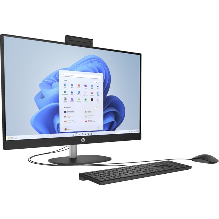 Комп'ютер HP 27-cr0030ua AiO / Ryzen7 7730U, 16, 512, WiFi, Cam, K&M (A1QY0EA) - фото 2