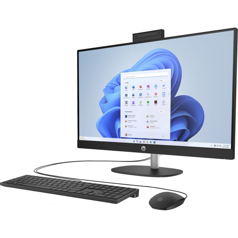 Комп'ютер HP 27-cr0030ua AiO / Ryzen7 7730U, 16, 512, WiFi, Cam, K&M (A1QY0EA) - фото 3