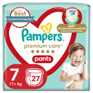 Підгузки Pampers Premium Care Pants Трусики Розмір 7 (17+ кг) 27 шт. (8006540807026) - фото 1