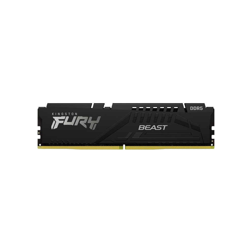 Модуль пам'яті для комп'ютера DDR5 32GB (2x16GB) 6000 MHz Beast Black XMP Kingston Fury (ex.HyperX) (KF560C30BBK2-32) - фото 1