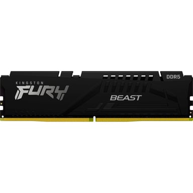 Модуль пам'яті для комп'ютера DDR5 16GB 6000 MHz Beast Black EXPO Kingston Fury (ex.HyperX) (KF560C30BBE-16) - фото 1