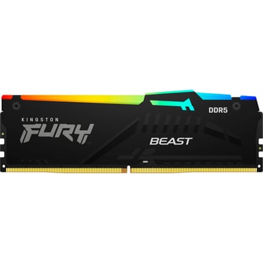 Модуль пам'яті для комп'ютера DDR5 16GB 6000 MHz FURY Beast RGB EXPO Kingston Fury (ex.HyperX) (KF560C30BBEA-16) - фото 1