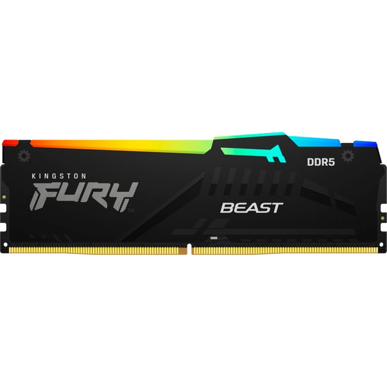 Модуль пам'яті для комп'ютера DDR5 16GB 6000 MHz FURY Beast RGB EXPO Kingston Fury (ex.HyperX) (KF560C30BBEA-16) - фото 1