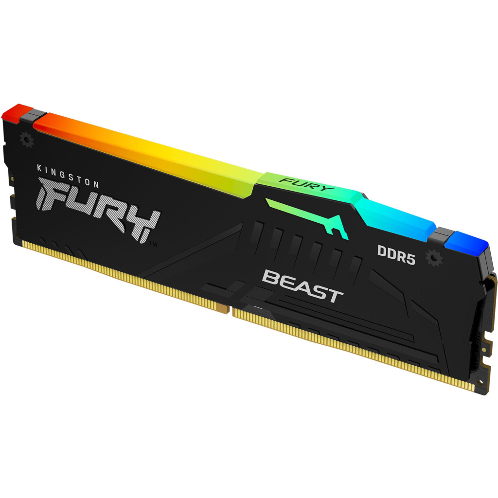 Модуль пам'яті для комп'ютера DDR5 32GB 6000 MHz Beast RGB XMP Kingston Fury (ex.HyperX) (KF560C30BBA-32) - фото 2 Модуль пам'яті для комп'ютера DDR5 32GB 6000 MHz Beast RGB XMP Kingston Fury (ex.HyperX) (KF560C30BBA-32) - фото 2