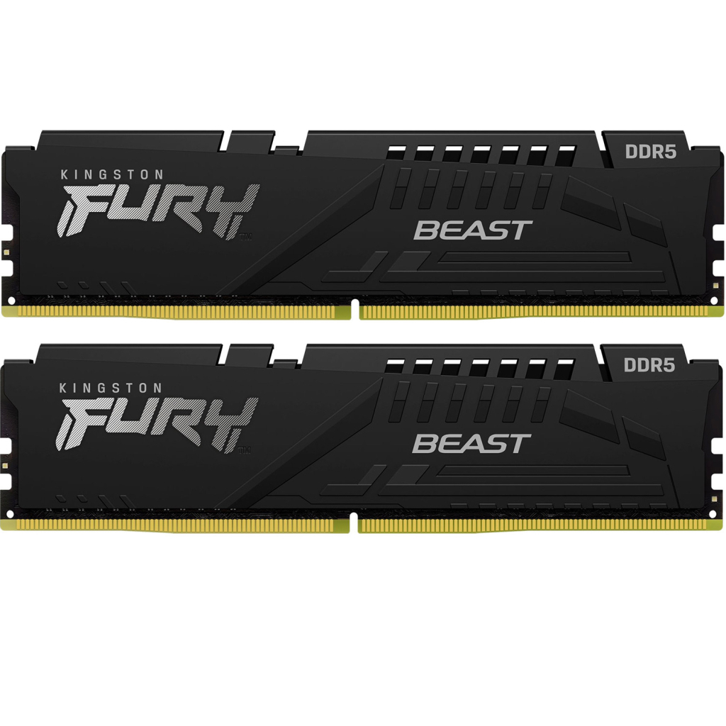 Модуль пам'яті для комп'ютера DDR5 32GB (2x16GB) 6400 MHz Beast Black EXPO Kingston Fury (ex.HyperX) (KF564C32BBEK2-32) - фото 1 Модуль пам'яті для комп'ютера DDR5 32GB (2x16GB) 6400 MHz Beast Black EXPO Kingston Fury (ex.HyperX) (KF564C32BBEK2-32) - фото 1