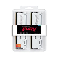 Модуль пам'яті для комп'ютера DDR5 32GB (2x16GB) 6400 MHz Beast White RGB EXPO Kingston Fury (ex.HyperX) (KF564C32BWEAK2-32) - фото 4
