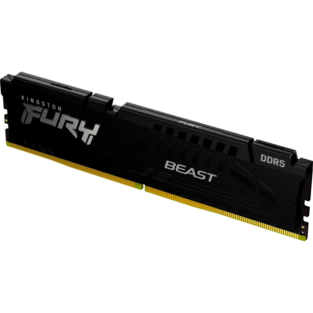 Модуль пам'яті для комп'ютера DDR5 32GB 6400 MHz Beast Black EXPO Kingston Fury (ex.HyperX) (KF564C32BBE-32) - фото 2 Модуль пам'яті для комп'ютера DDR5 32GB 6400 MHz Beast Black EXPO Kingston Fury (ex.HyperX) (KF564C32BBE-32) - фото 2