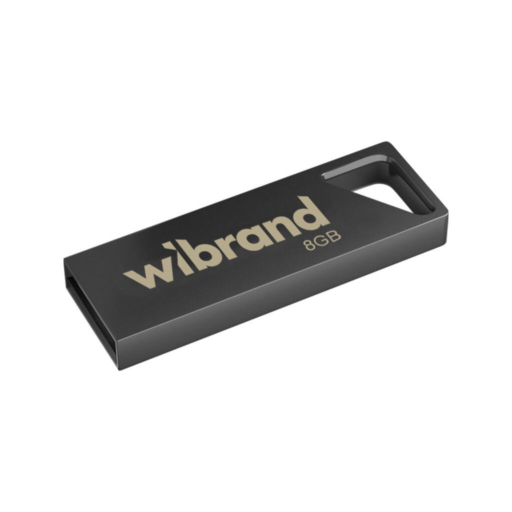 USB флеш накопичувач Wibrand 8GB Stingray Grey USB 2.0 (WI2.0/ST8U5G) - фото 1