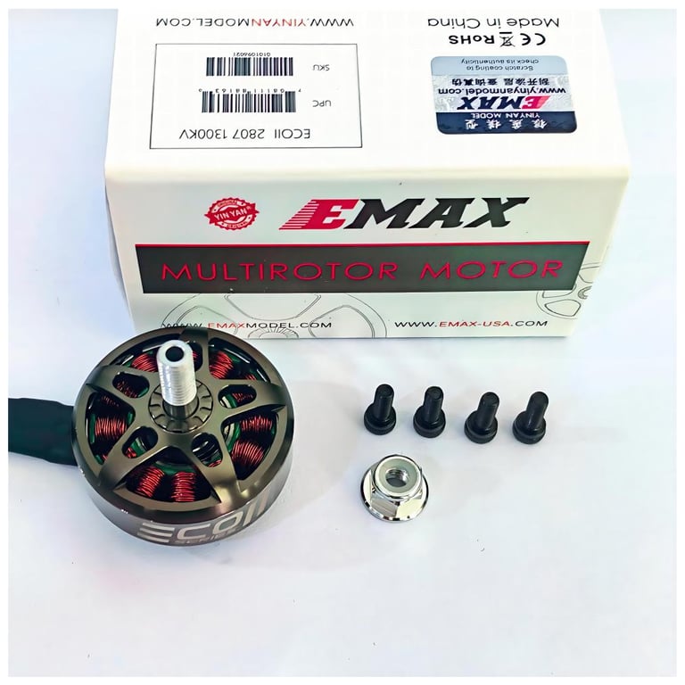 Двигун для дрона Emax ECO II 2807А 1300KV (0101096070) - фото 6