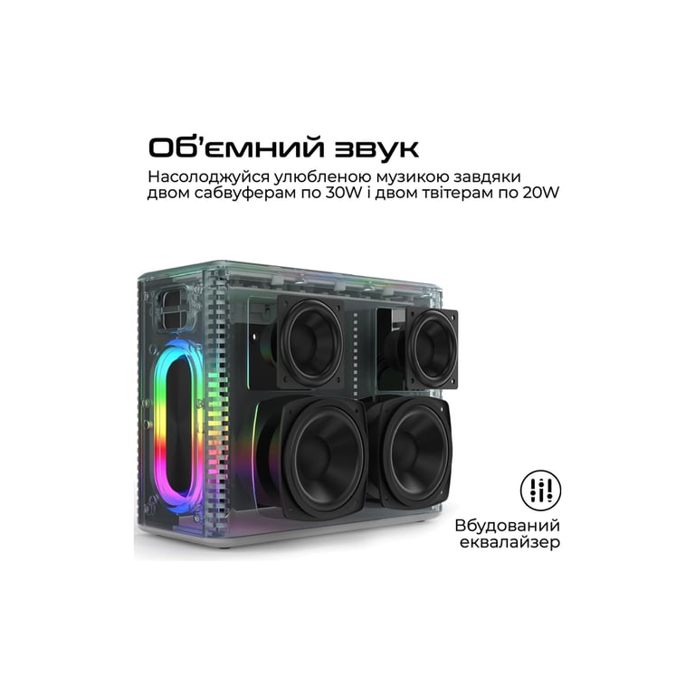 Акустична система HiFuture MusicBox Black (musicbox.black) - фото 2