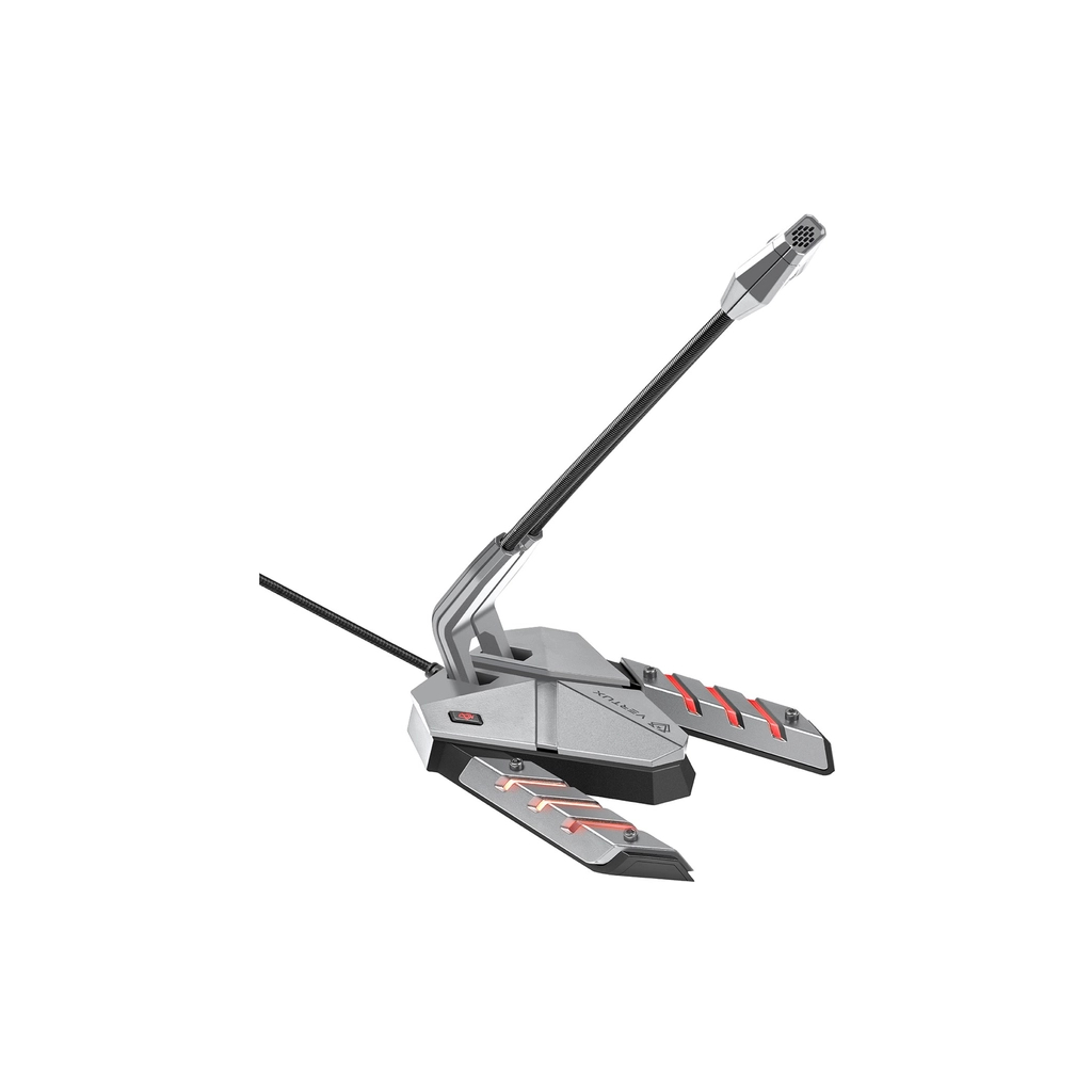 Мікрофон Vertux Streamer-3 LED USB Grey (streamer-3.grey) Мікрофон Vertux Streamer-3 LED USB Grey (streamer-3.grey)