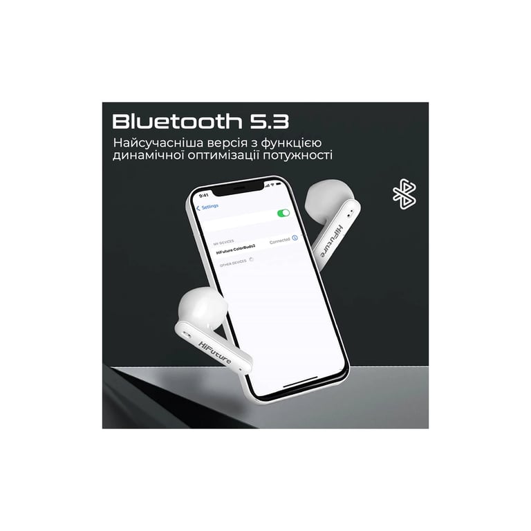 Навушники HiFuture ColorBuds2 White (colorbuds2.white) - фото 2