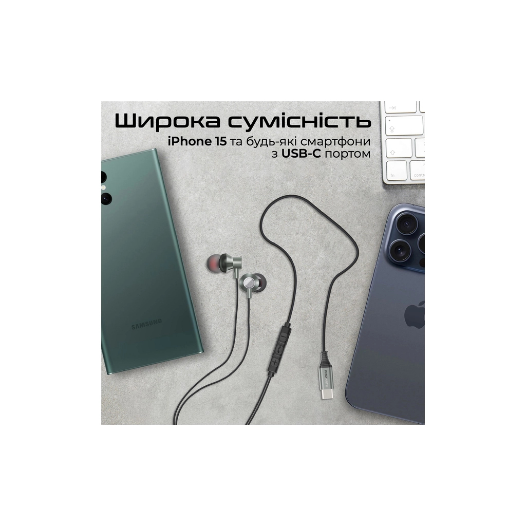 Навушники Promate Silken-C Grey (silken-c.grey) - фото 9 Навушники Promate Silken-C Grey (silken-c.grey) - фото 9