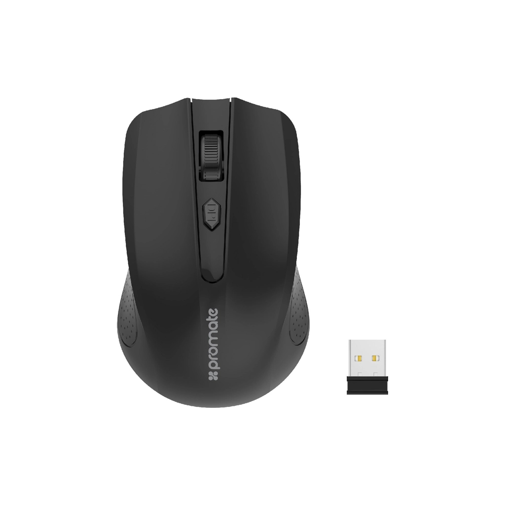 Мишка Promate Clix-8 Wireless Black (clix-8.black) - фото 1