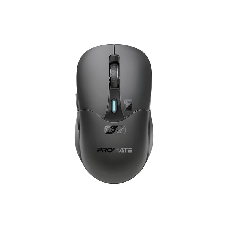 Мишка Promate Samo Wireless/Bluetooth Black (samo.black) - фото 1