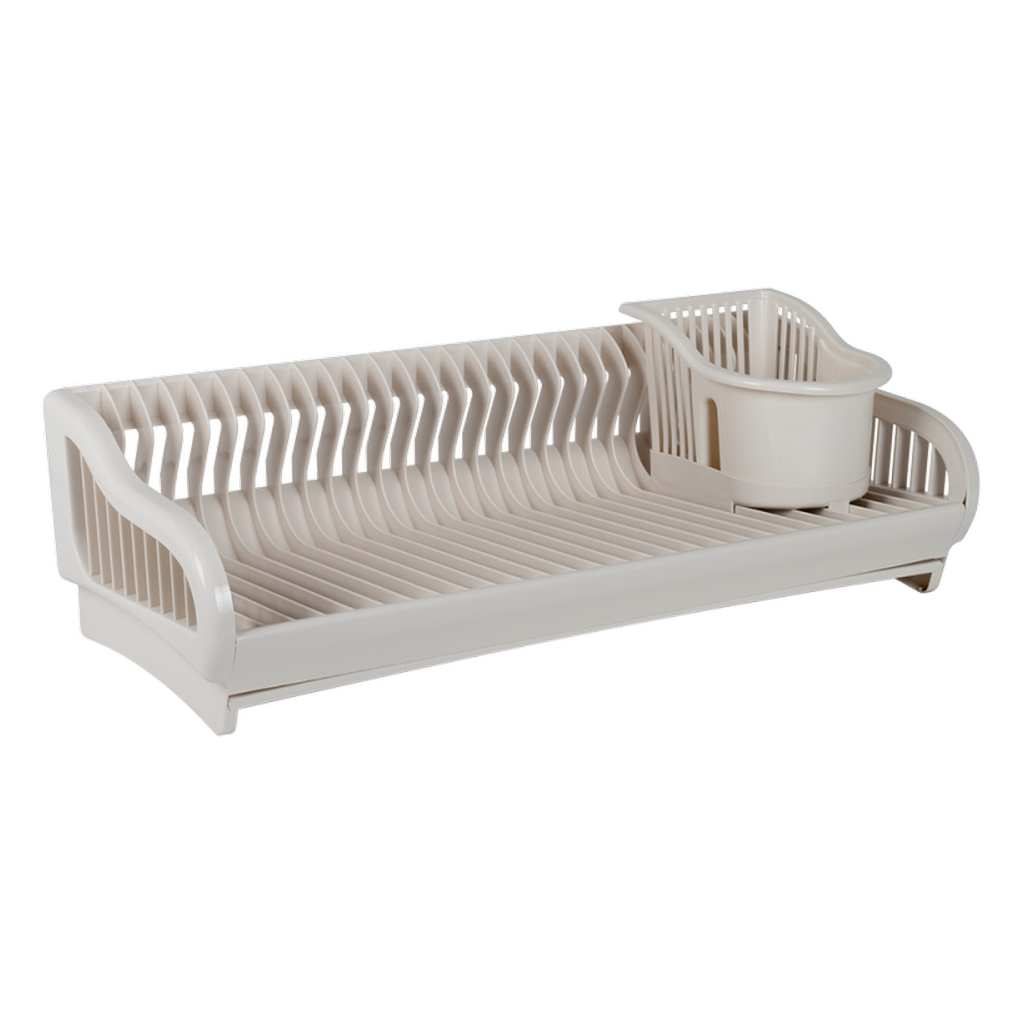 Сушарка для посуду Алеана 53 х 23 х 19 см біла троянда (алн 167091/біла роза) - фото 1 Сушарка для посуду Алеана 53 х 23 х 19 см біла троянда (алн 167091/біла роза) - фото 1