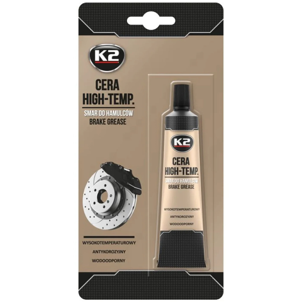 Мастило автомобільне K2 для гальмівної системи CERA HIGT-TEMP 18мл (B405) - фото 1
