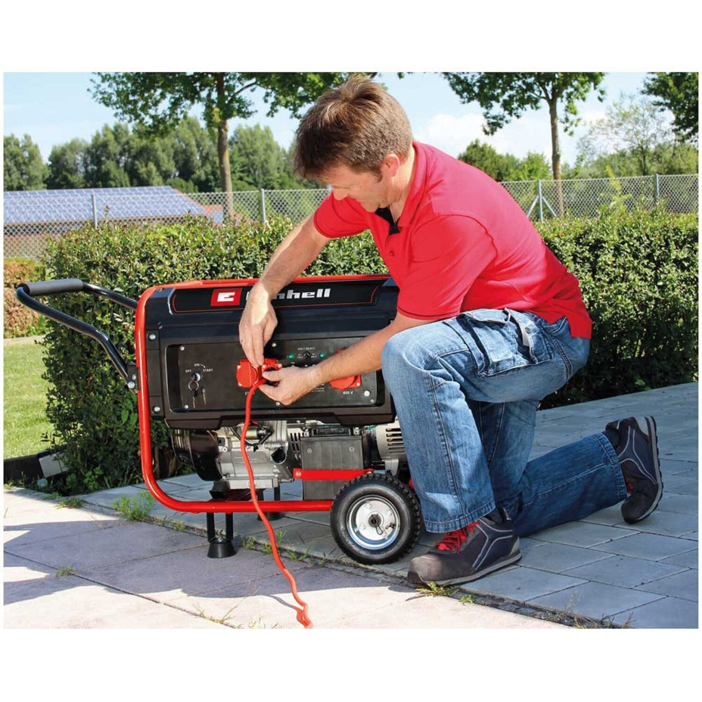 Генератор Einhell TC-PG 55/E5, 230V/380V (1/3 фази), 3.6/5.5kW, електростарт, AVR, 83кг (4152562) - фото 2 Генератор Einhell TC-PG 55/E5, 230V/380V (1/3 фази), 3.6/5.5kW, електростарт, AVR, 83кг (4152562) - фото 2