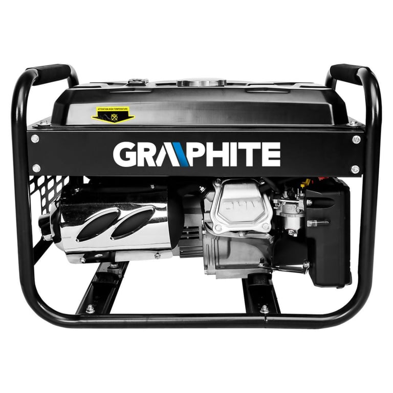 Генератор Graphite 230V (1 фаза), 2/2.2kW, ручний старт, AVR, 40кг (58G904) - фото 4