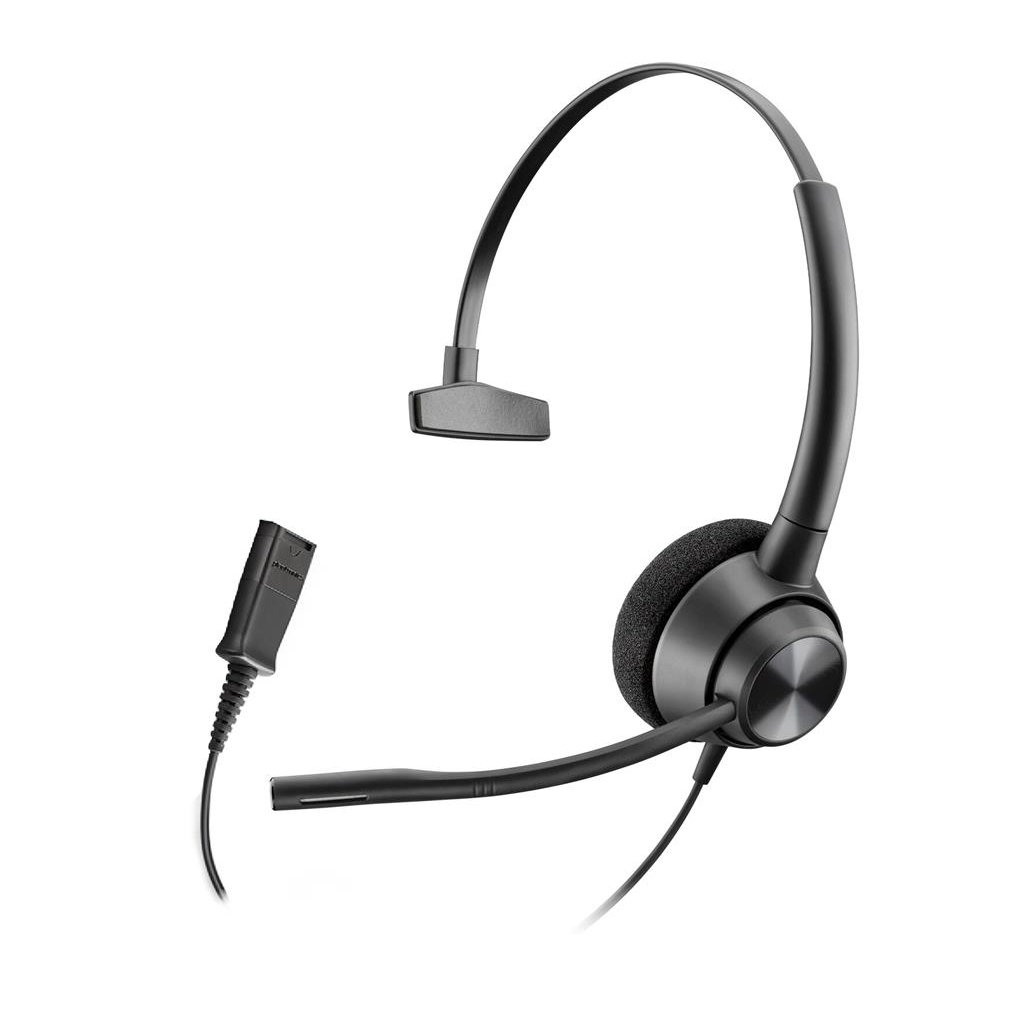 Навушники Poly EncorePro 310 Quick Disconnect Black (77T43AA) - фото 1