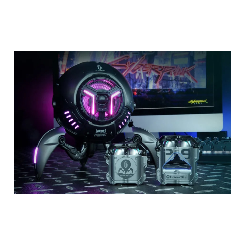 Навушники GravaStar Sirius Pro TWS BT 5.2 Battle-Worn Gray (GRAVASTARP9_WDG) - фото 3 Навушники GravaStar Sirius Pro TWS BT 5.2 Battle-Worn Gray (GRAVASTARP9_WDG) - фото 3