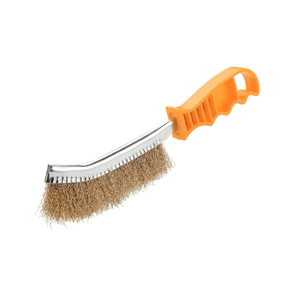 Щітка по металу Tolsen 250 мм гофрований дріт, пластикова ручка (32060) - фото 1 Щітка по металу Tolsen 250 мм гофрований дріт, пластикова ручка (32060) - фото 1
