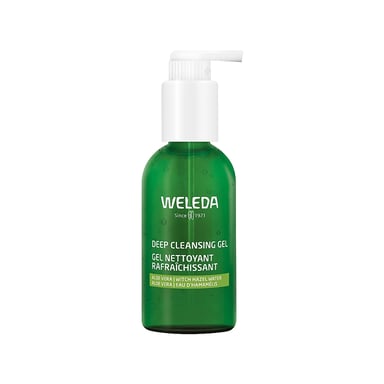Гель для вмивання Weleda Deep Cleansing Gel Для глибокого очищення шкіри обличчя з органічним алое та гамамелісом 150 мл (4001638589611) - фото 1