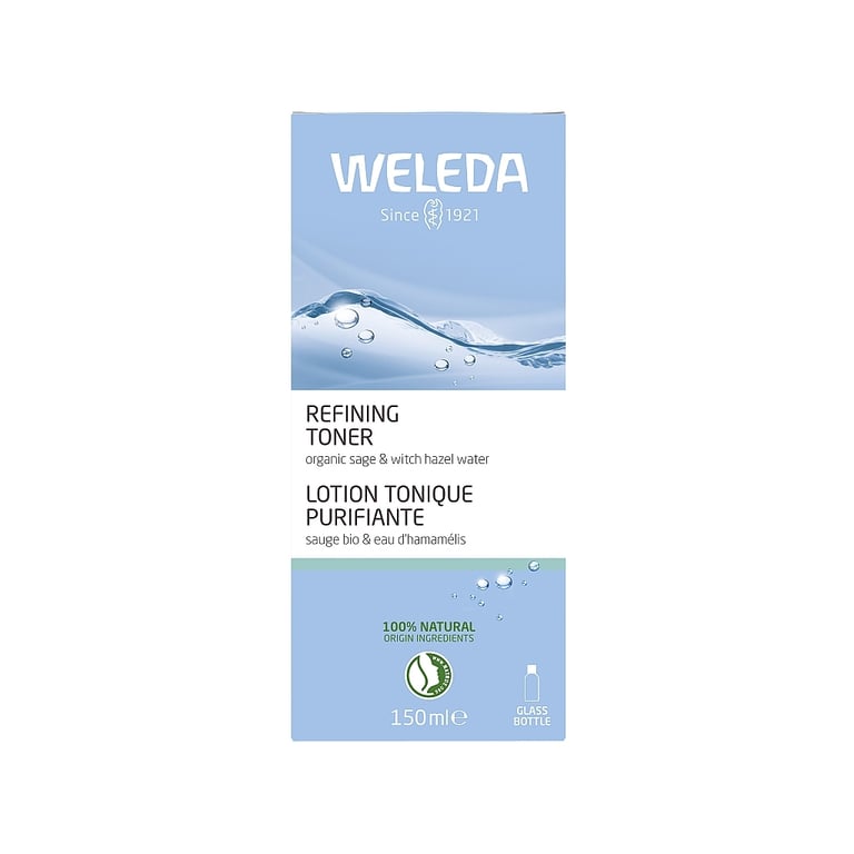 Тонік для обличчя Weleda Refining Toner Зволожуючий Для нормалізації pH та звуження пор з органічним гамамелісом 150 мл (4001638589659) - фото 2