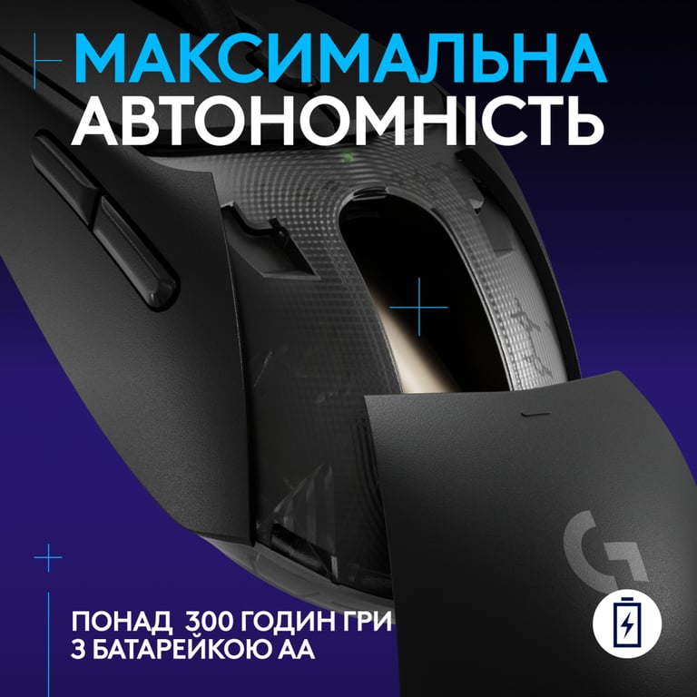 Мишка Logitech G309 Lightspeed Wireless/Bluetooth Black (910-007199) - фото 6